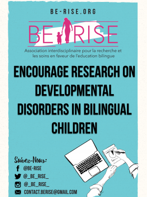 11 (EN) Encourage research on developmental disorders in bilingual children